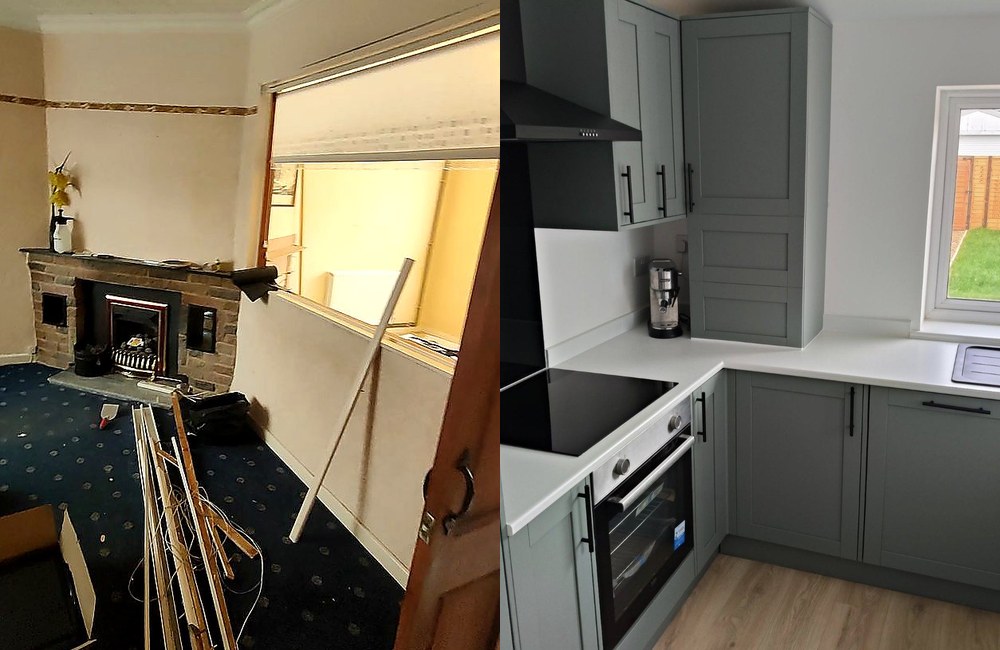 Marleo Construction before and after project