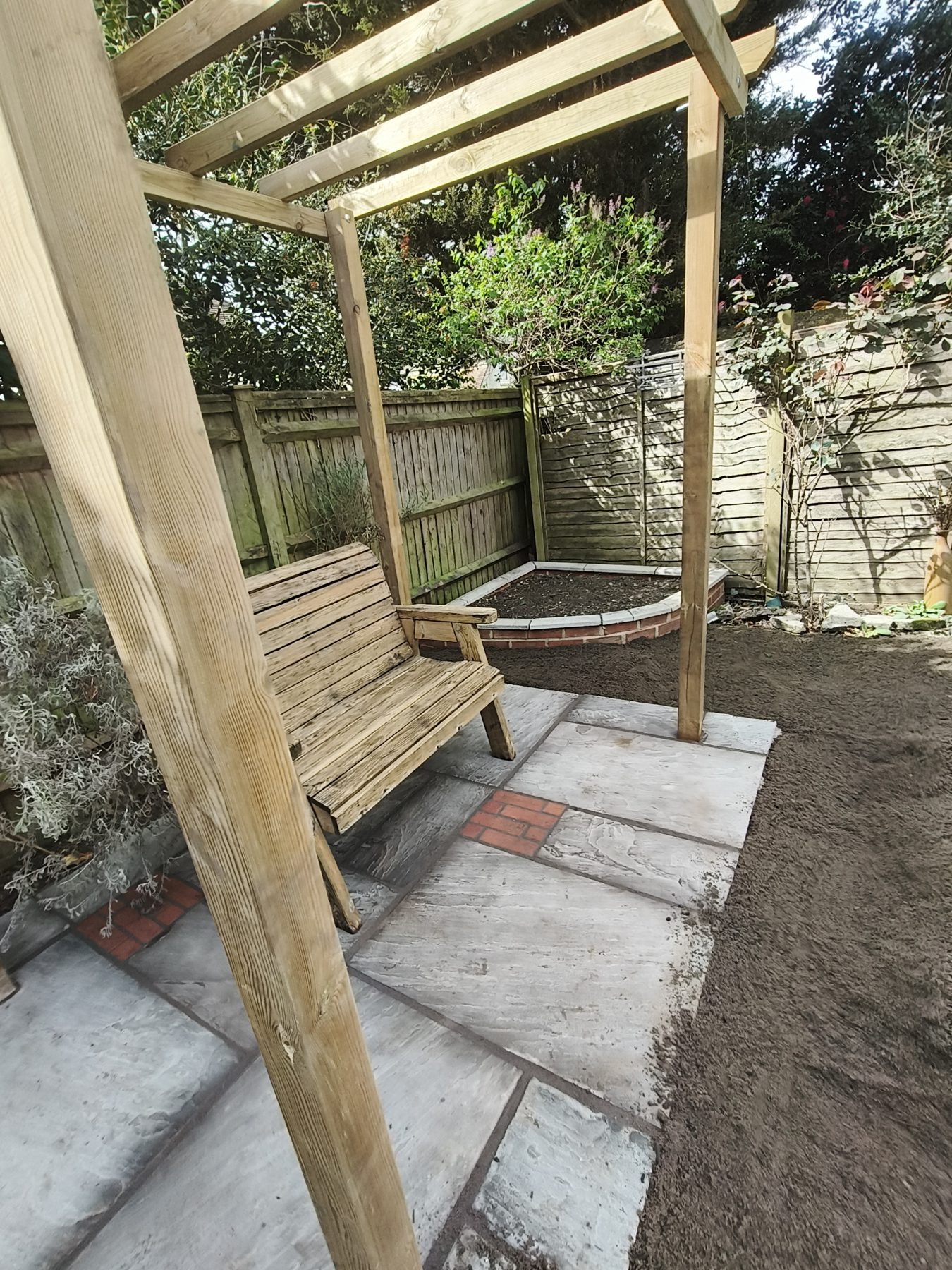 Landscaping and fencing project photo 2